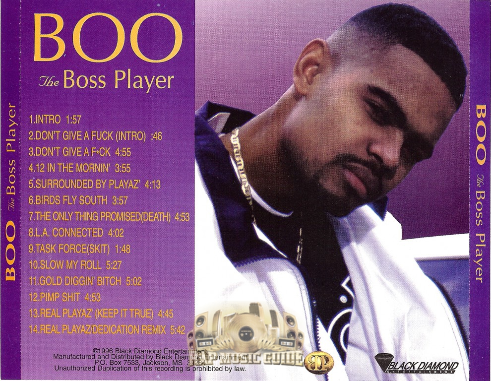 Boo The Boss Player - Boo The Boss Player: 1st Press. CD | Rap